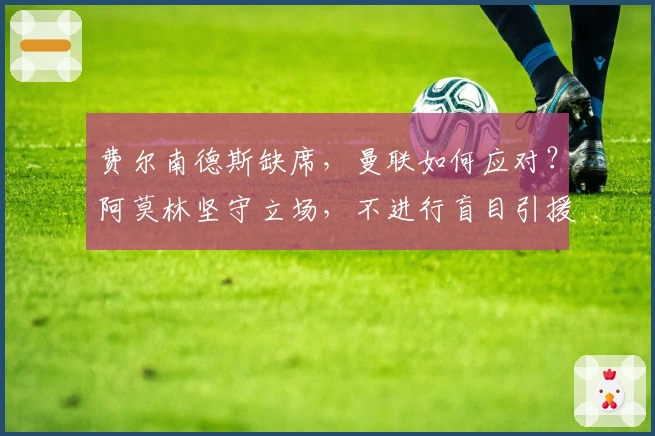 费尔南德斯缺席，曼联如何应对？阿莫林坚守立场，不进行盲目引援